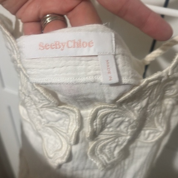 See By Chloe Floral Flare Tank Top - Picture 3 of 5